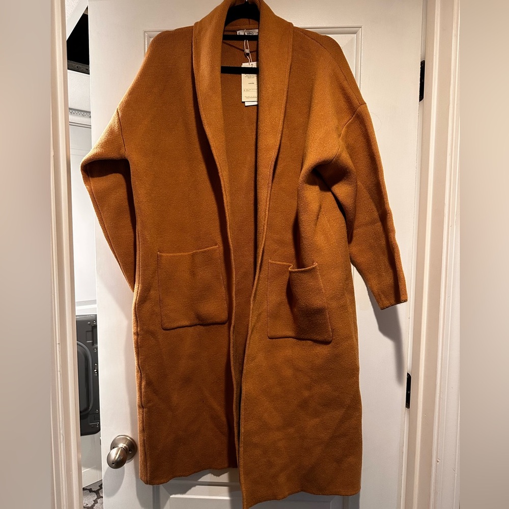 Mango sweater coat NWT size large